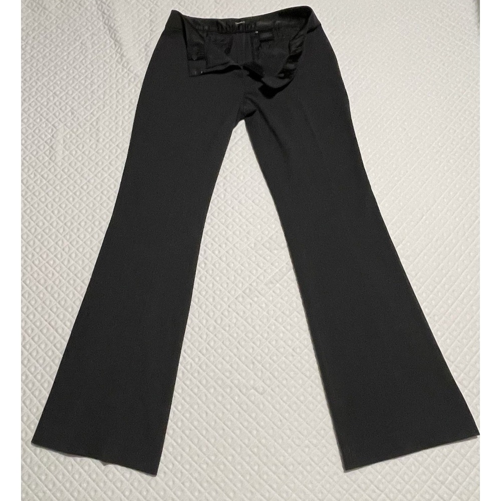 Tahari Pants Womens 8 Grey Melange Bootcut Professional Career Stretch NWT